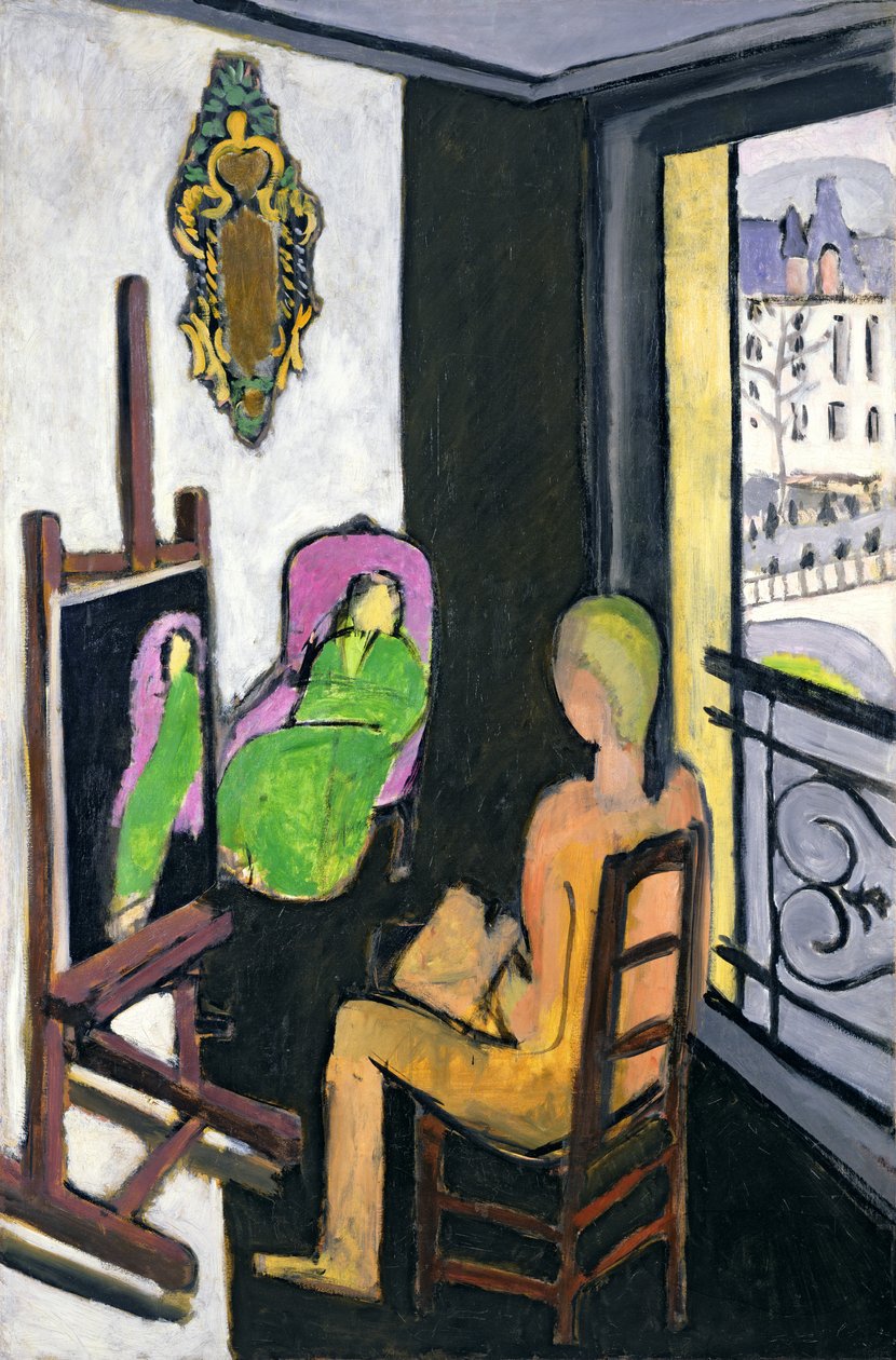 Malarz i jego model autorstwa Henri Matisse