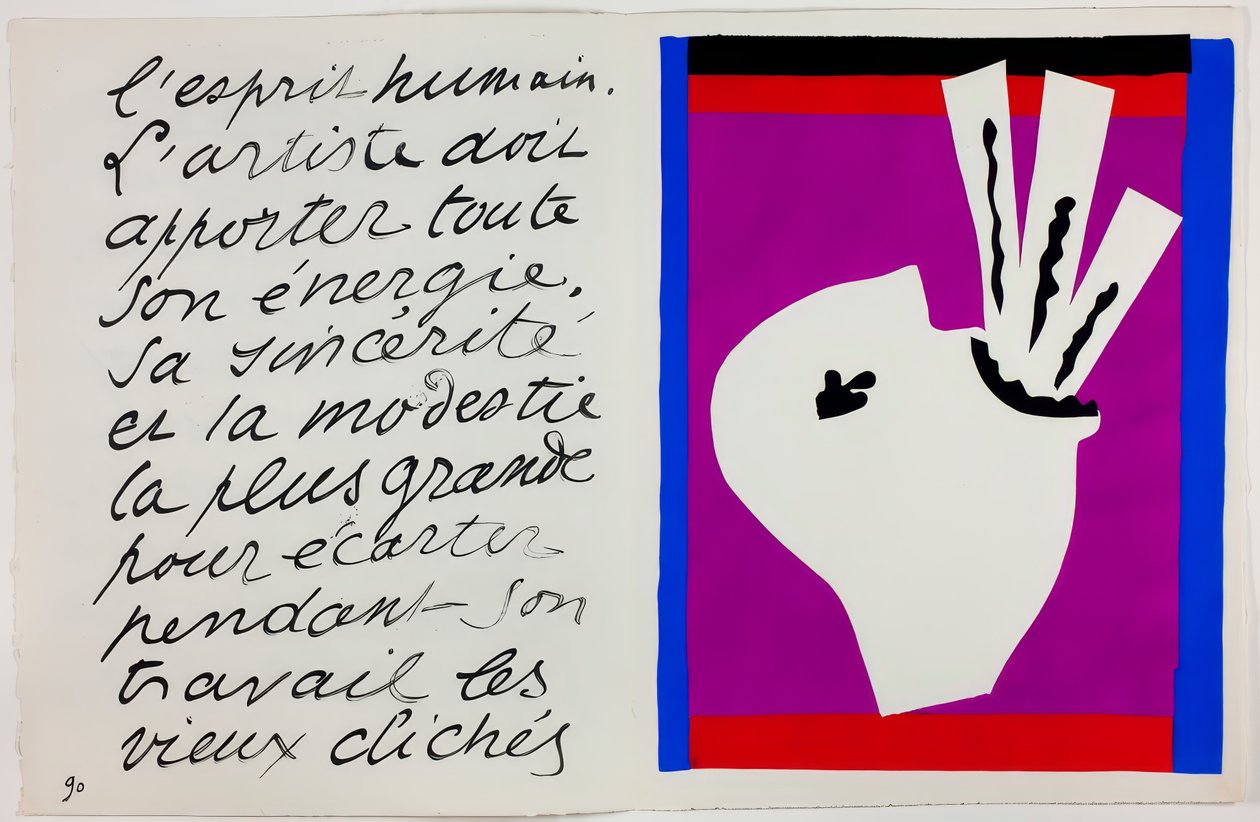 The Sword Swallower, od Jazz autorstwa Henri Matisse