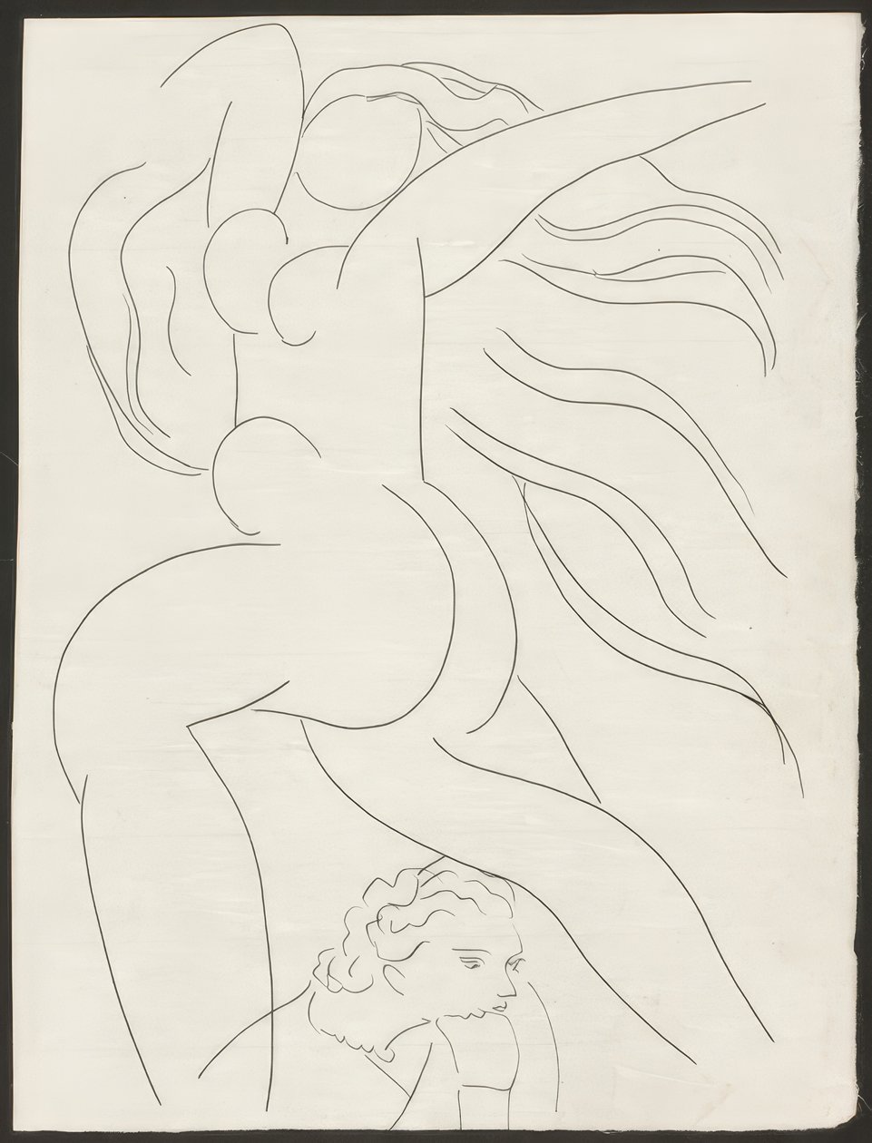Toast, płyta pierwsza z Poesies de Mallarmé autorstwa Henri Matisse