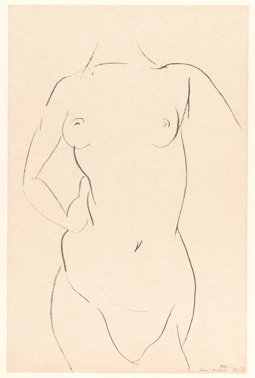 Tułów autorstwa Henri Matisse