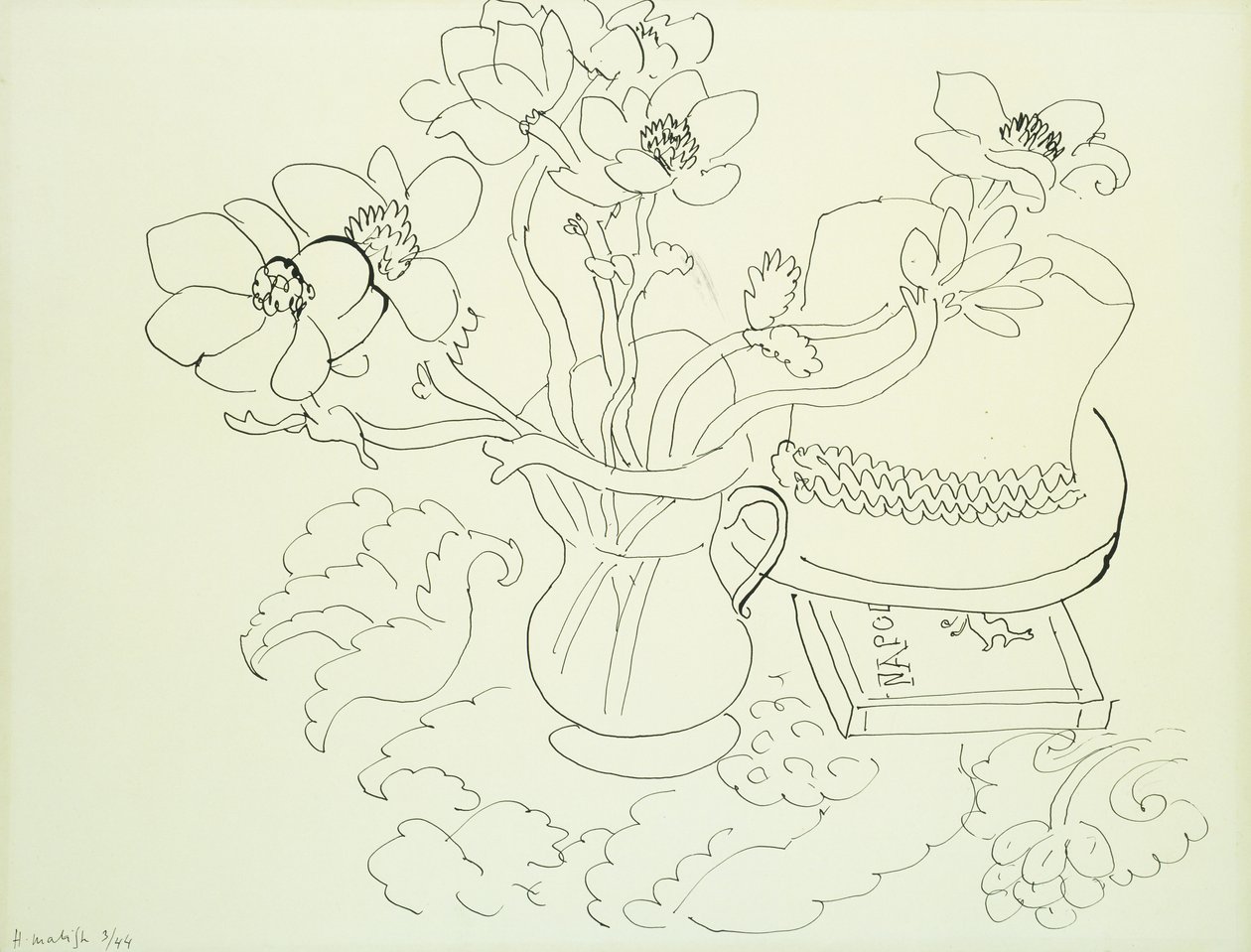 Wazon z anemonami autorstwa Henri Matisse