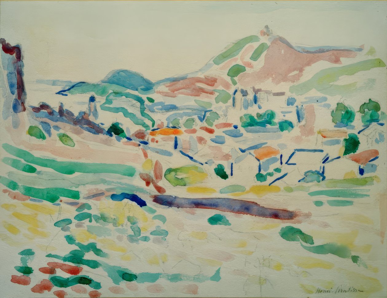Widok na Collioure (wieś) autorstwa Henri Matisse