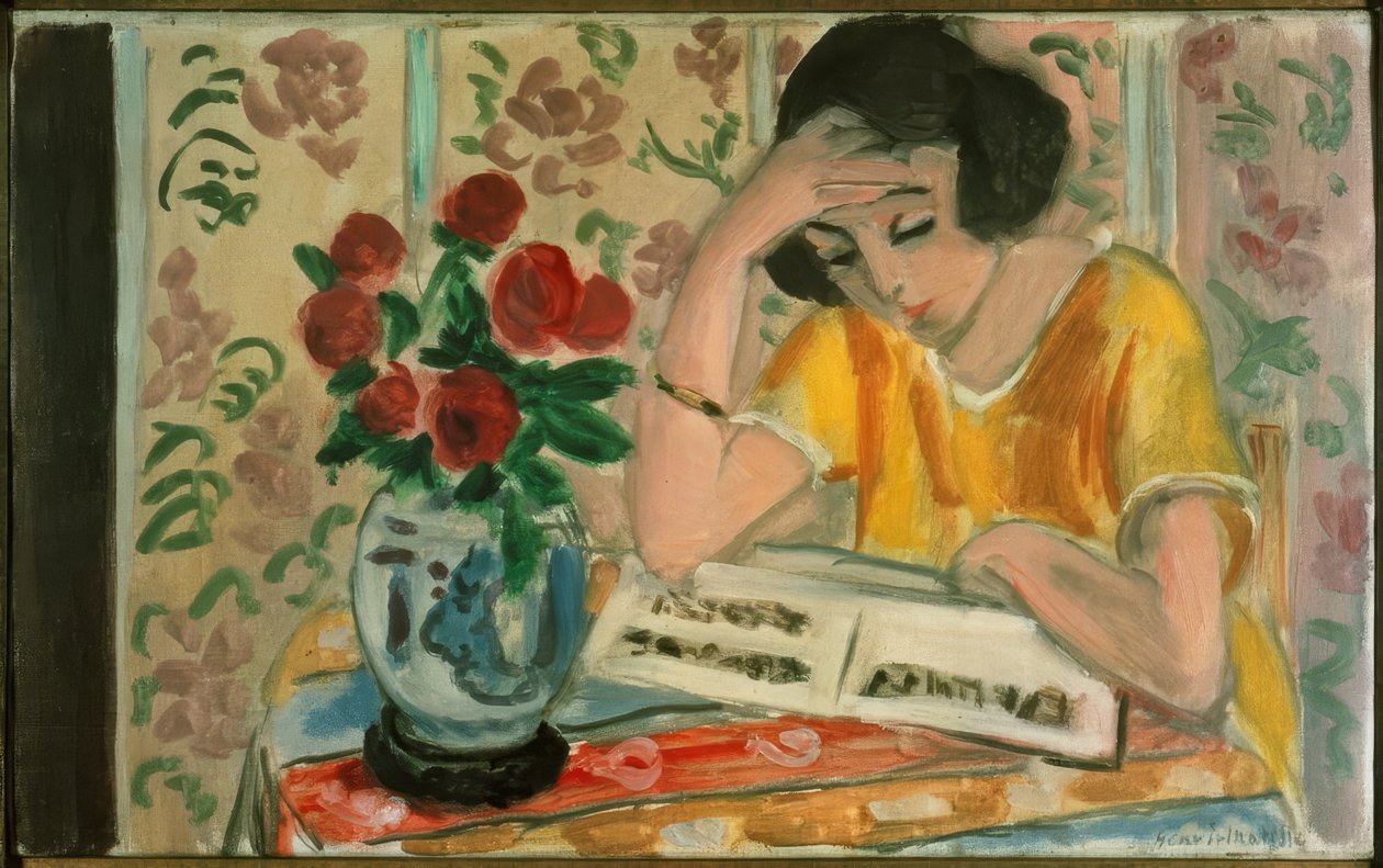Kobieta czytająca autorstwa Henri Matisse