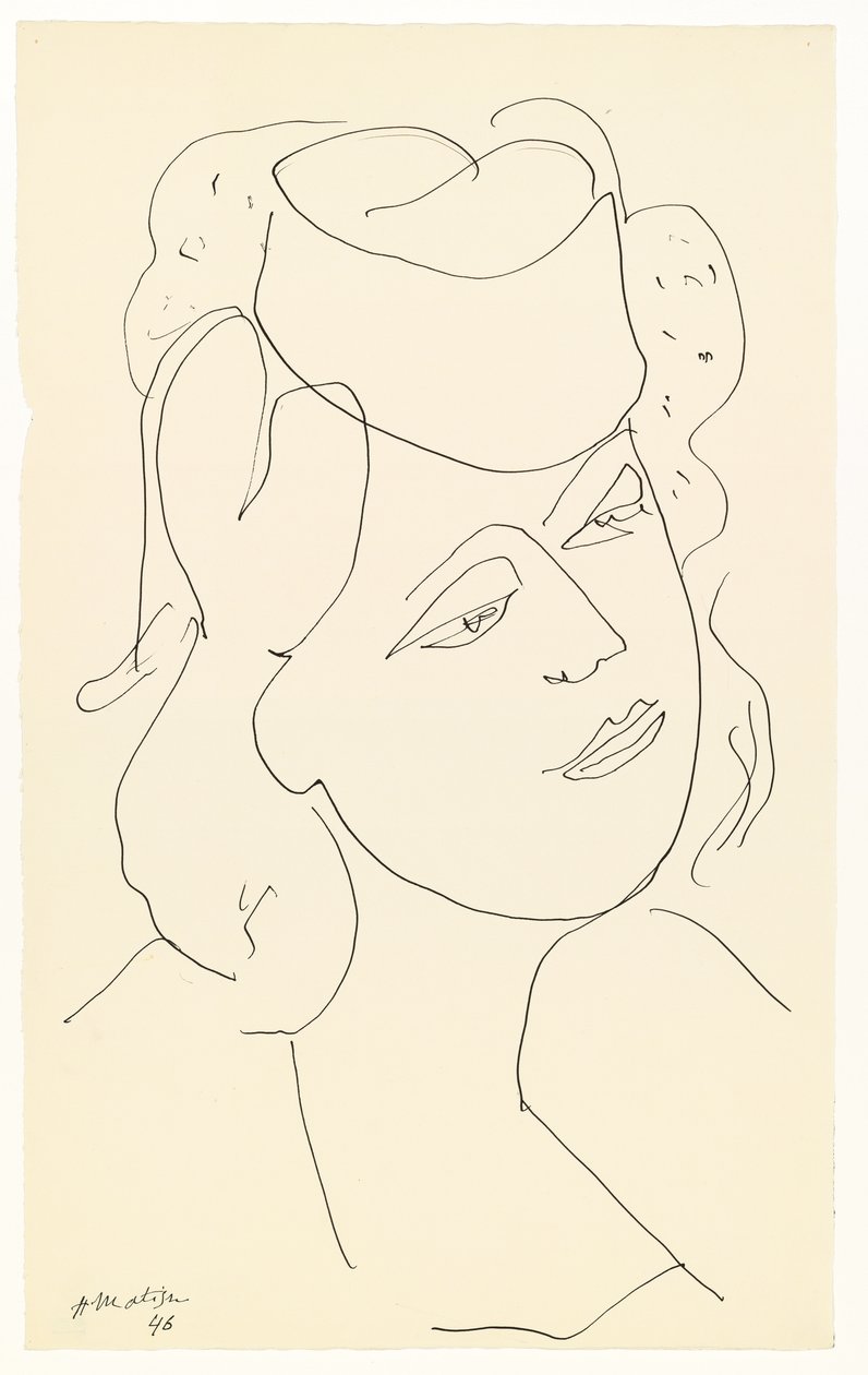 Kobieta w kapeluszu autorstwa Henri Matisse