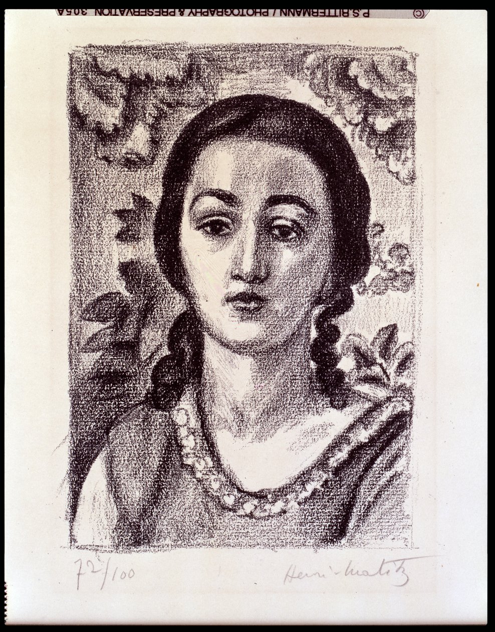 Młoda dziewczyna z brązowymi lokami autorstwa Henri Matisse