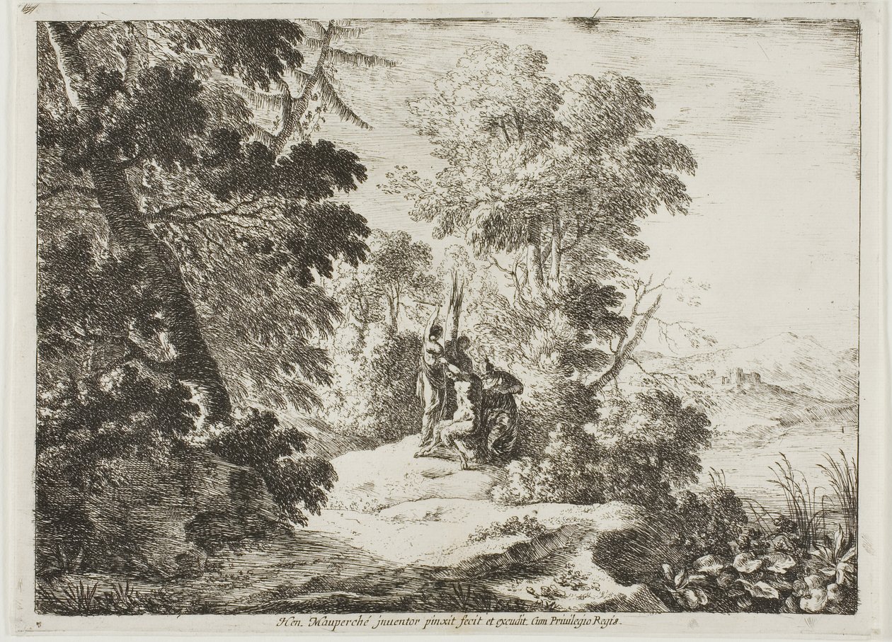 Spalenie Marsyasa autorstwa Henri Mauperche