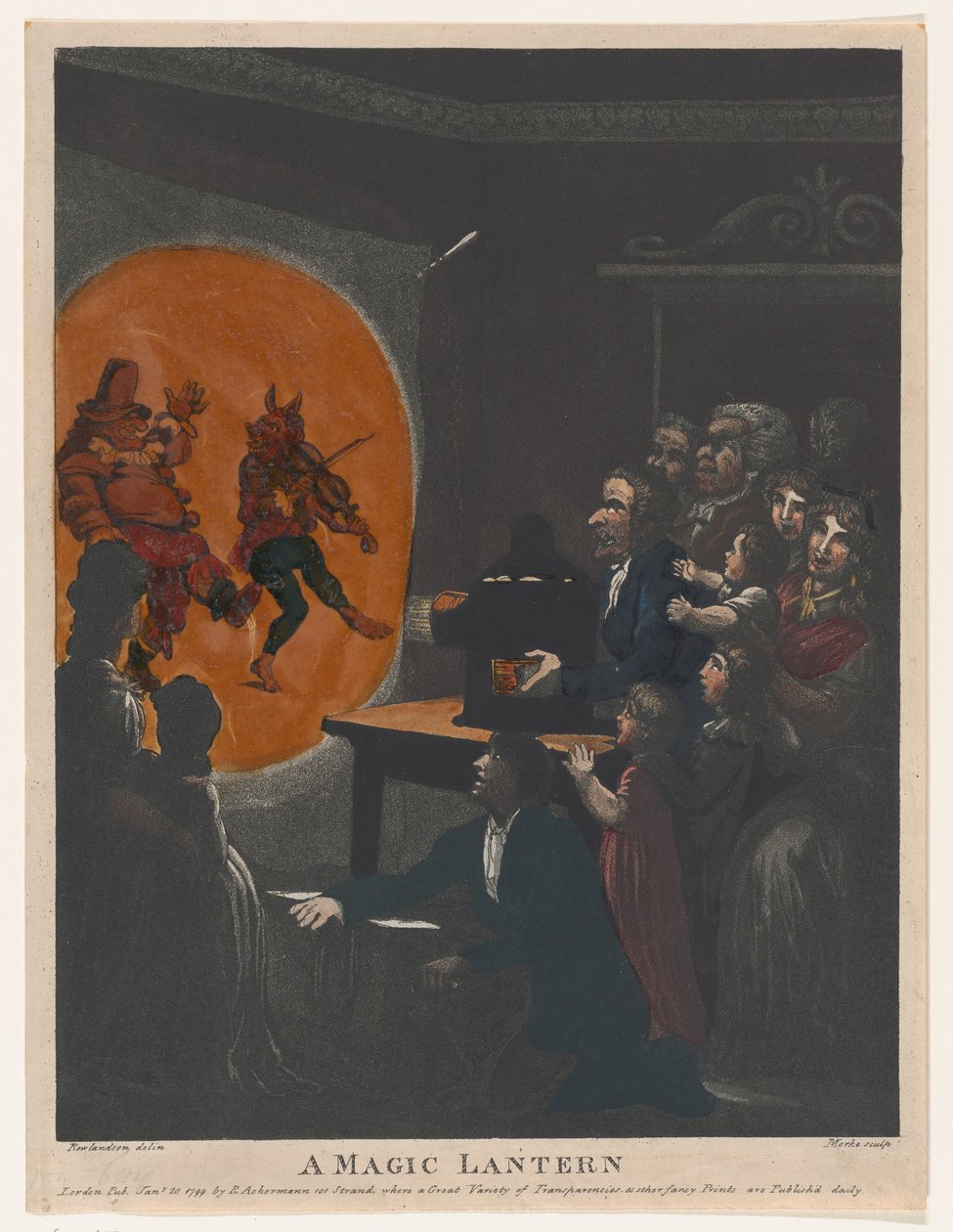 Magiczna latarnia, 30 stycznia 1799. autorstwa Henri Merke