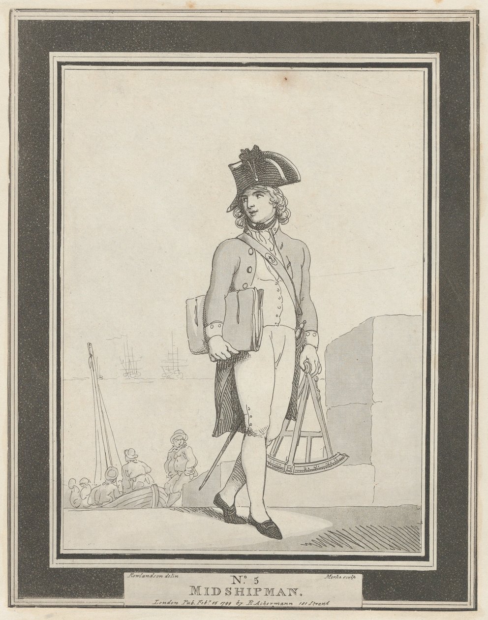 Nr 5: Midshipman, 15 lutego 1799. autorstwa Henri Merke