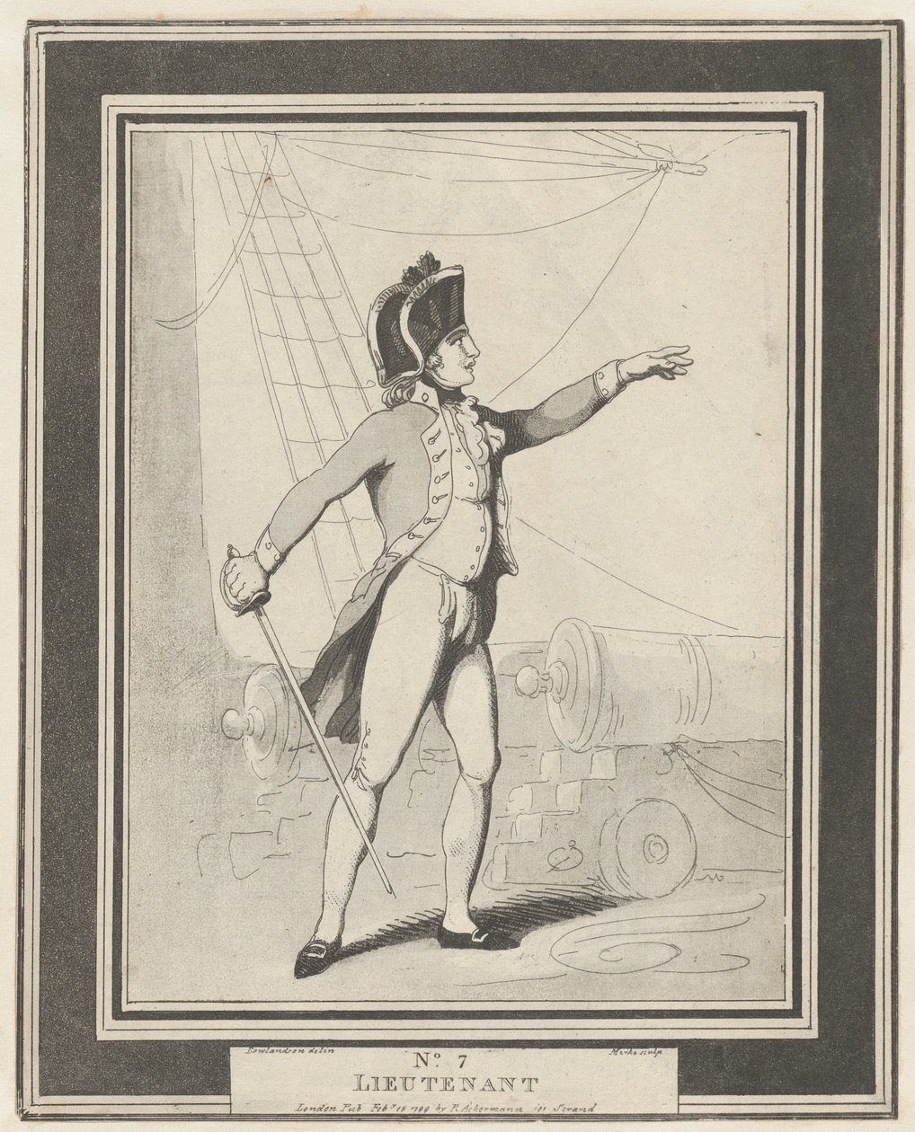 Nr 7: Porucznik, 15 lutego 1799. autorstwa Henri Merke