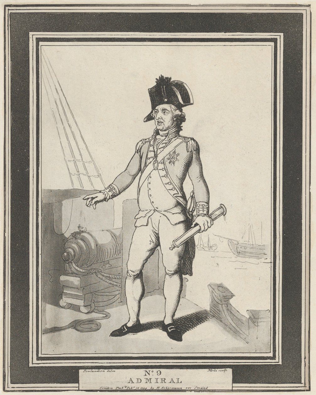 Nr 9: Admirał, 15 lutego 1799. autorstwa Henri Merke