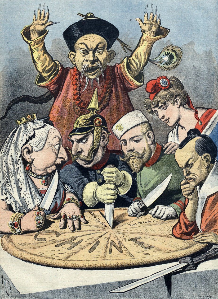 Kreskówka chińskiego imperializmu autorstwa Henri Meyer