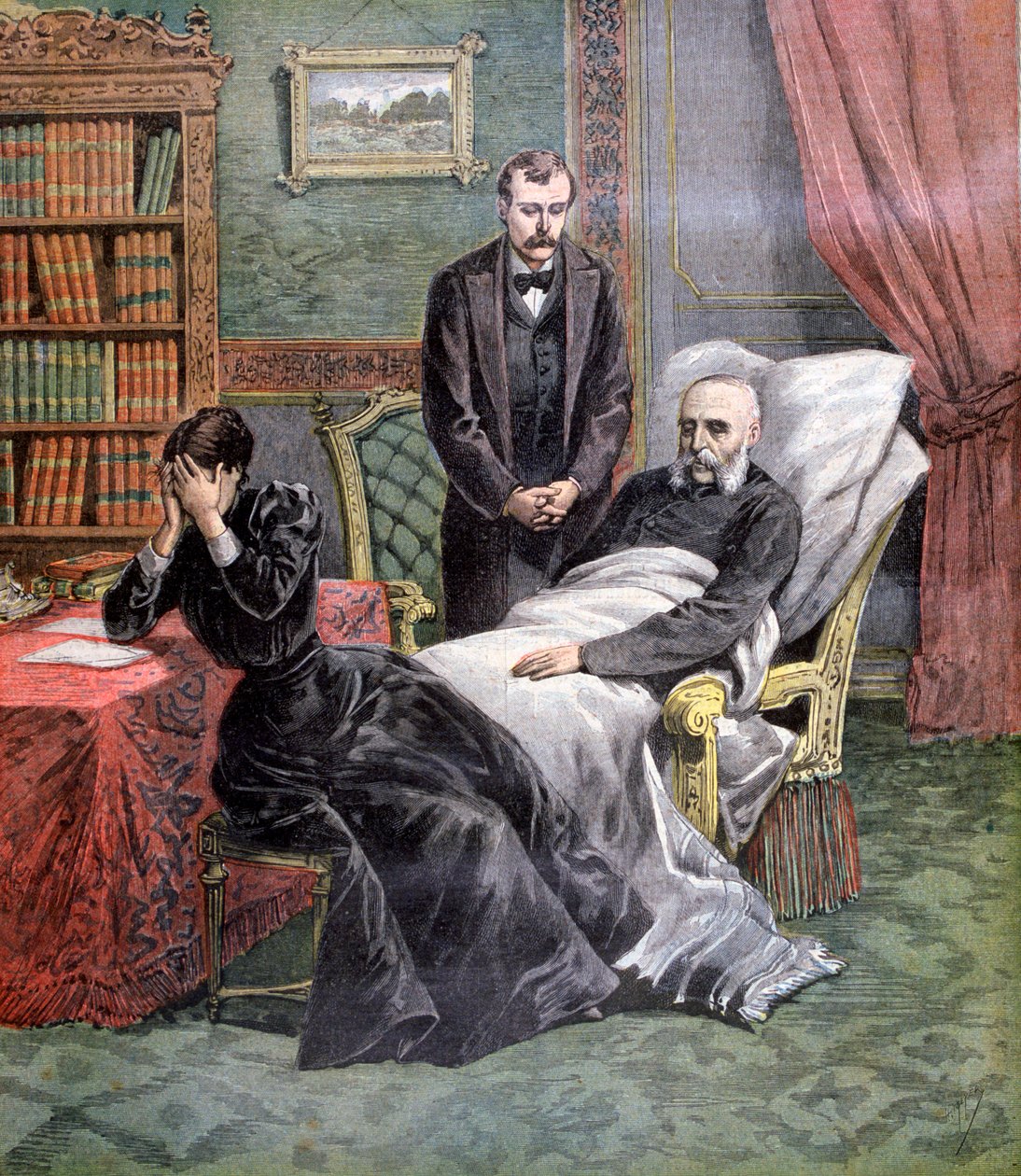 Śmierć Jules Ferry, 1893 autorstwa Henri Meyer