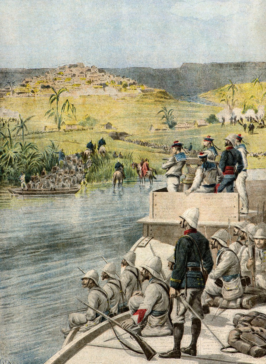 Expedition militaire a Madagascar, 1895 (ilustracja) autorstwa Henri Meyer