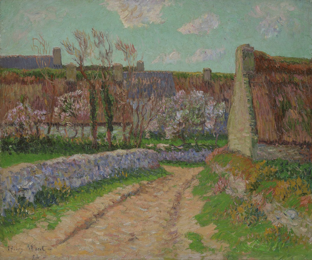 „Wioska w Clohars”, 1898 autorstwa Henri Moret