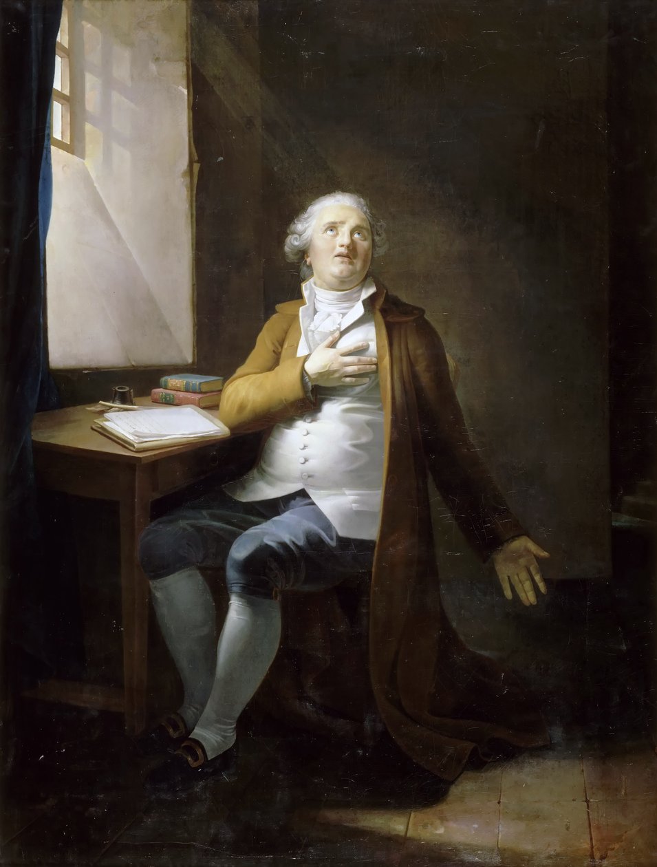 Ludwik XVI w świątyni autorstwa Henri Pierre Danloux