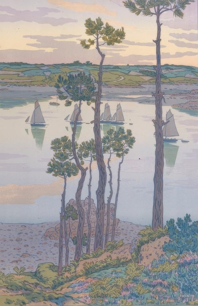 Die Ufer des Trieux autorstwa Henri Rivière