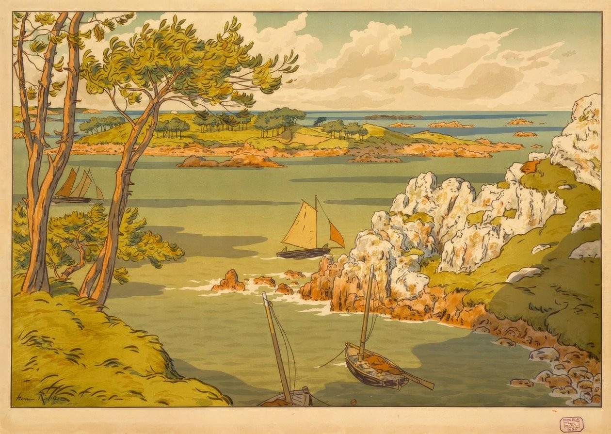 Wyspa autorstwa Henri Rivière