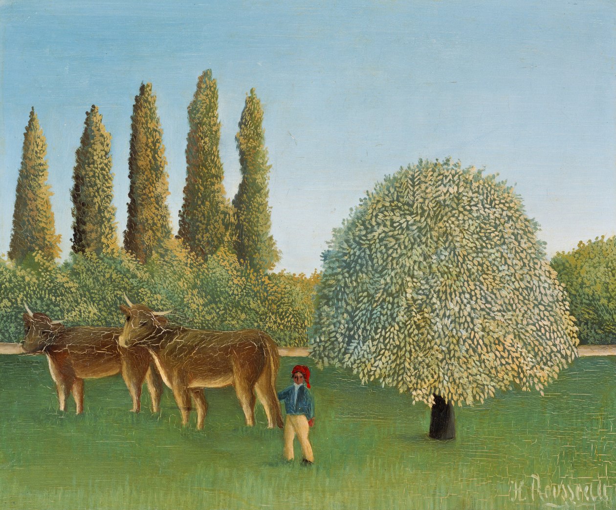 Meadowland (Pastwisko) autorstwa Henri Rousseau
