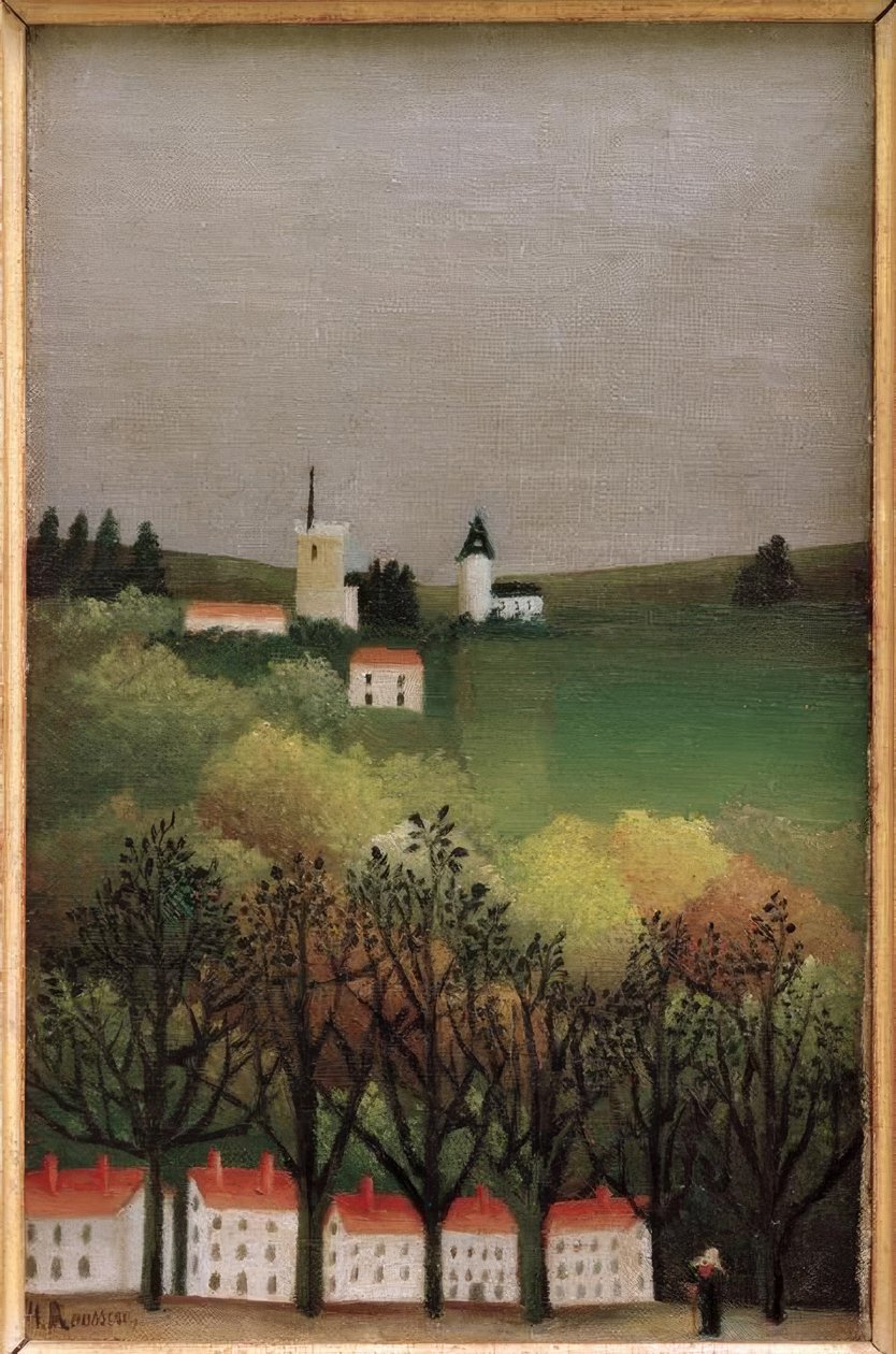 Wieś autorstwa Henri Rousseau