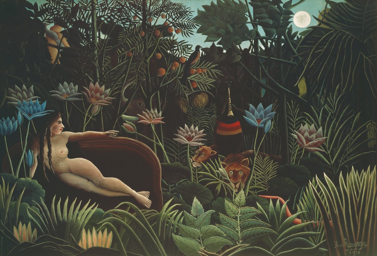 Sen, 1910 autorstwa Henri Rousseau