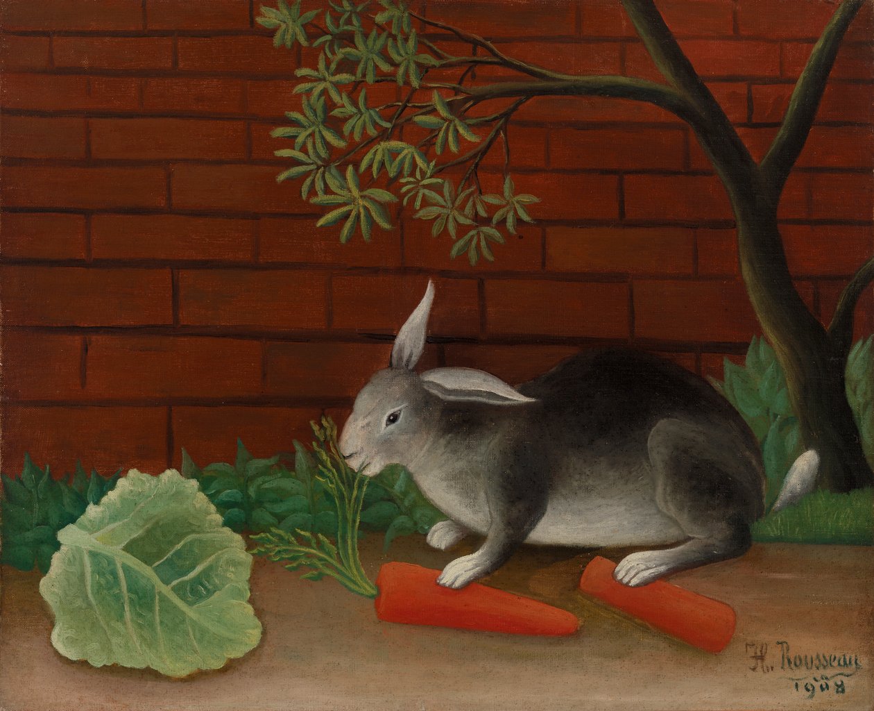 Posiłek Królika autorstwa Henri Rousseau