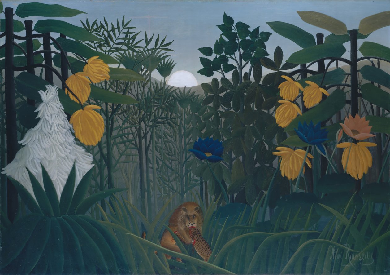Repas lwa, ca. 1907. autorstwa Henri Rousseau