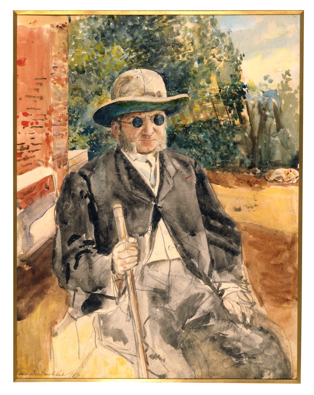 Gustaw Couverts autorstwa Henri de Braekeleer