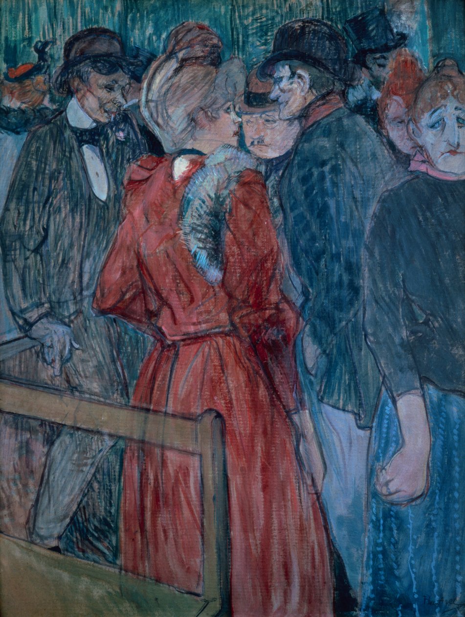 W Moulin de la Galette autorstwa Henri de Toulouse Lautrec