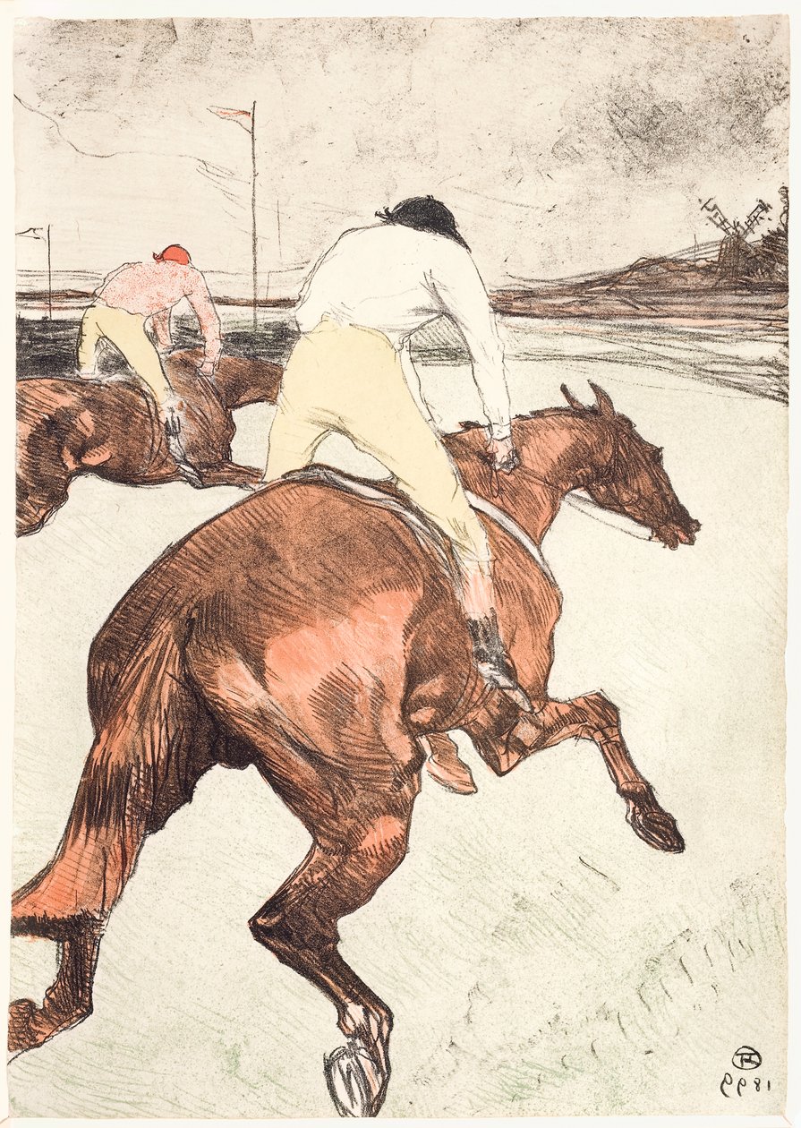 Dżokej autorstwa Henri de Toulouse Lautrec