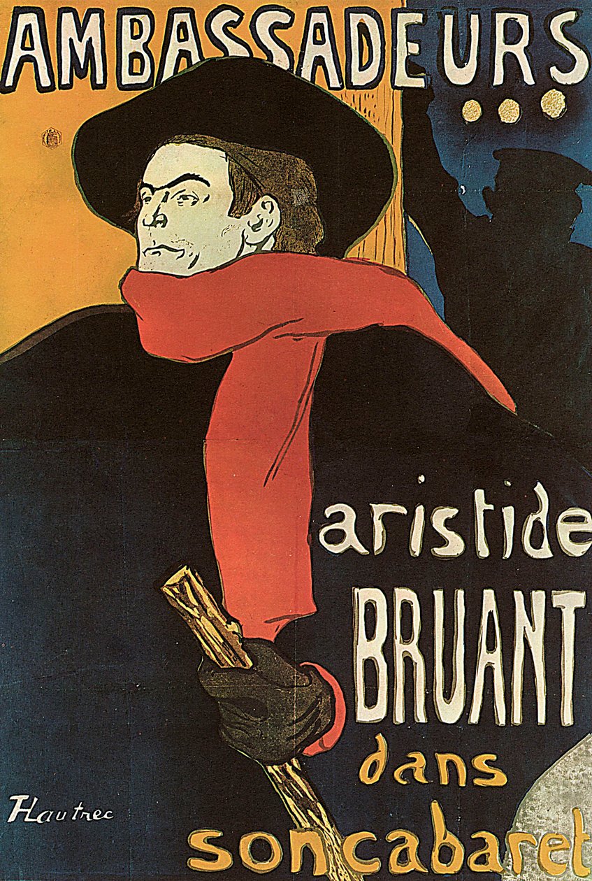 Trznadel w Ambasadorach, 1892. autorstwa Henri de Toulouse Lautrec