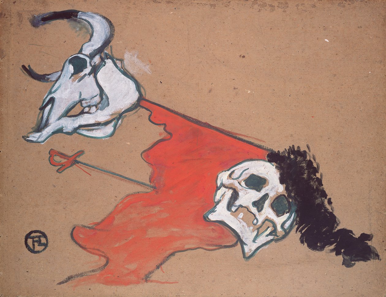Walka byków autorstwa Henri de Toulouse Lautrec