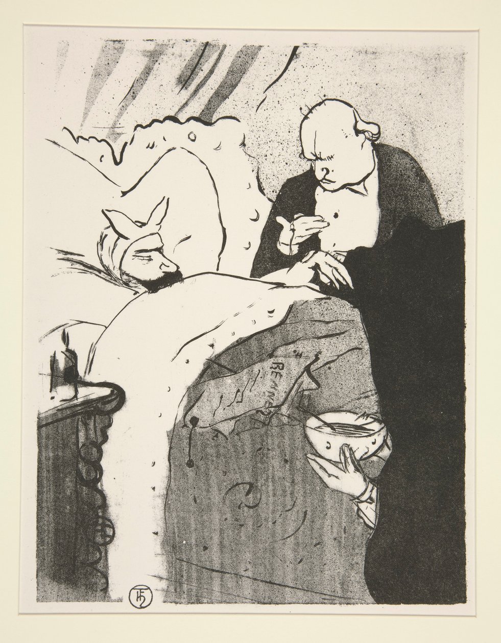 Malada Carnota! (Carnot jest chory!) autorstwa Henri de Toulouse Lautrec