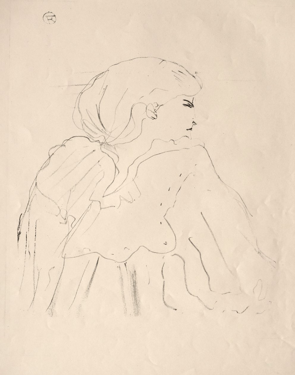 Cassive. autorstwa Henri de Toulouse Lautrec