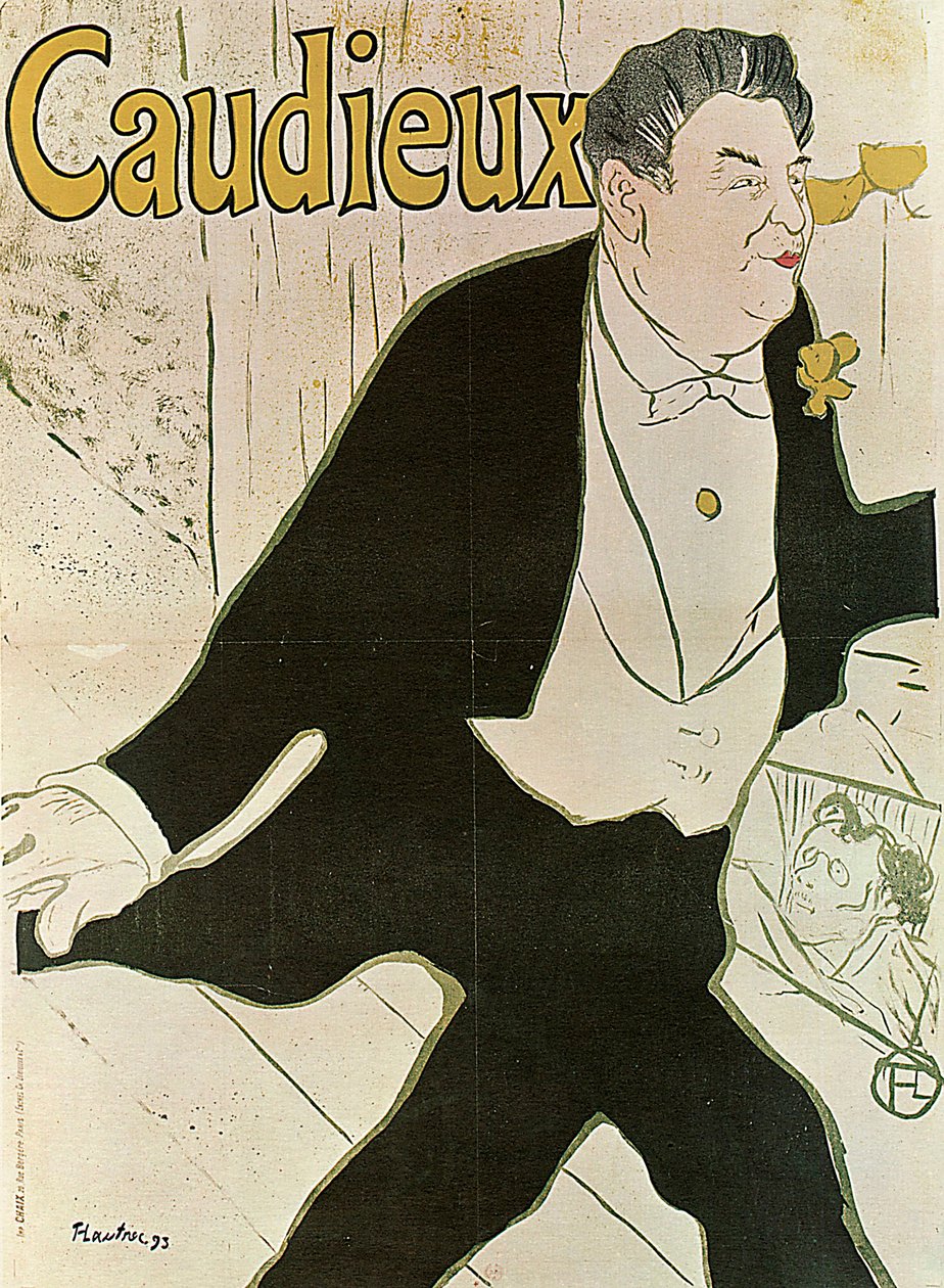 Caudieux, 1893. autorstwa Henri de Toulouse Lautrec