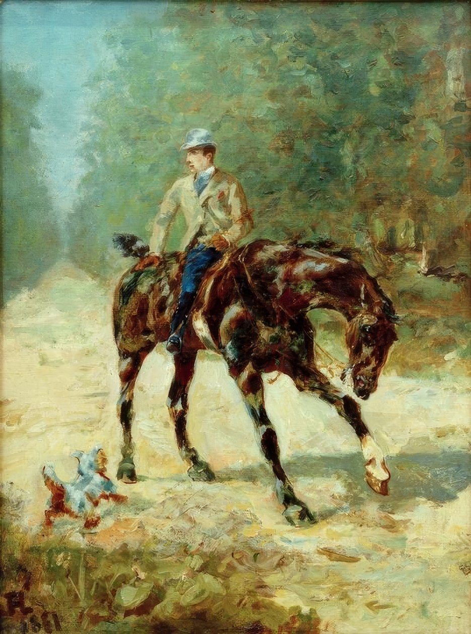 Rider M. du Passage autorstwa Henri de Toulouse Lautrec