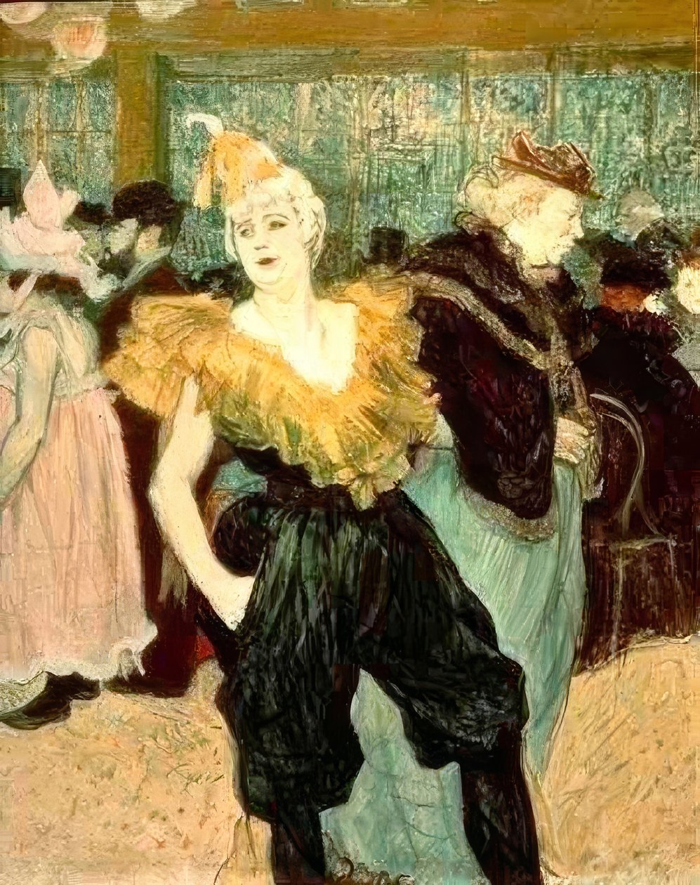 Clownesse Cha-U-Kao autorstwa Henri de Toulouse Lautrec