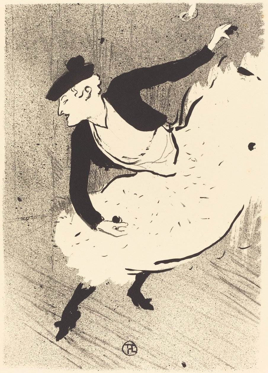 Edmee Lescot, 1893. autorstwa Henri de Toulouse Lautrec