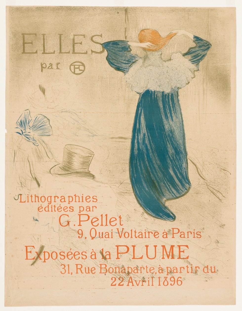 Elles: Frontyspis, 1896. autorstwa Henri de Toulouse Lautrec