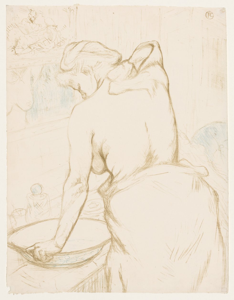 Elles: Toaleta, 1896. autorstwa Henri de Toulouse Lautrec