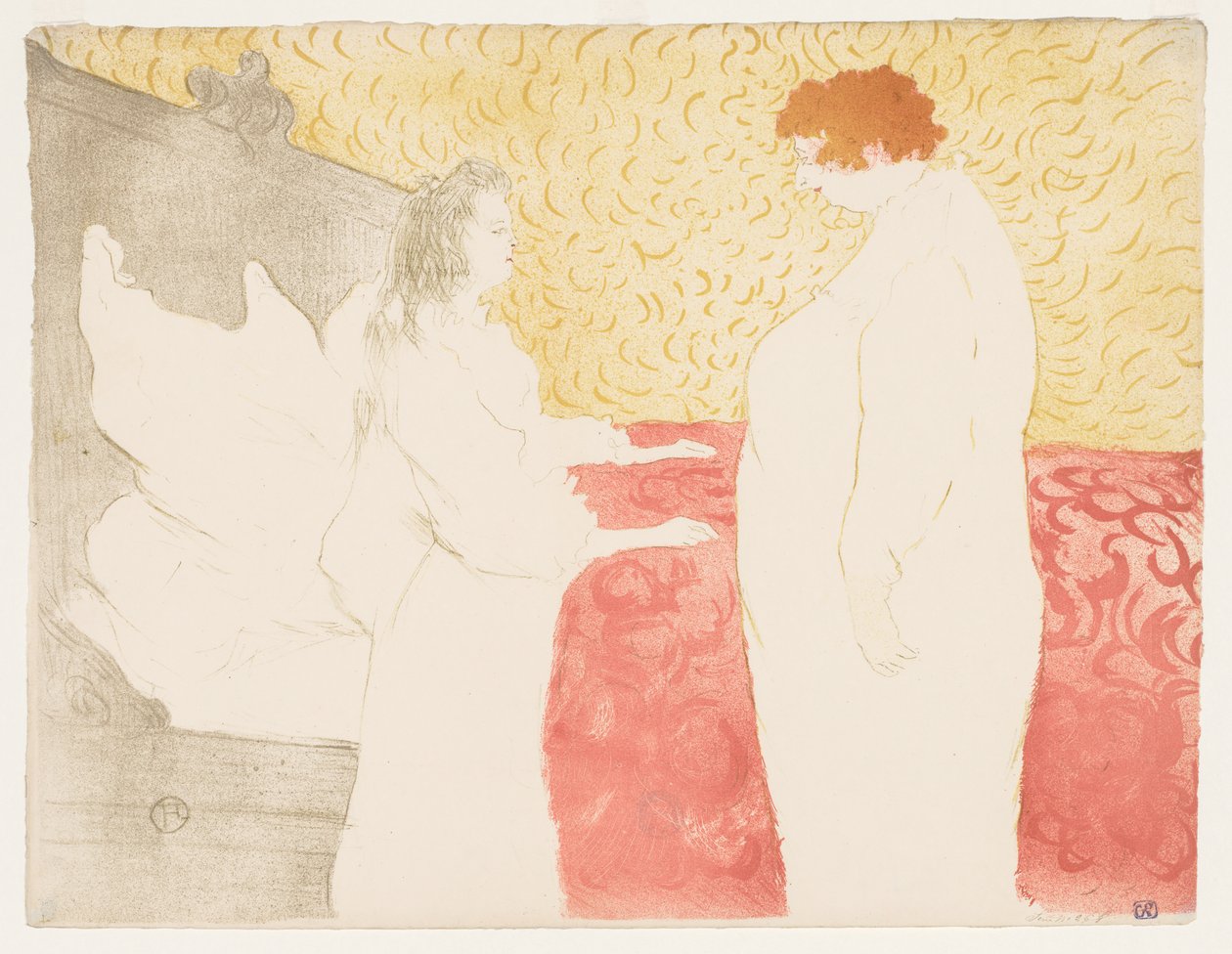 Elles: Kobieta w łóżku autorstwa Henri de Toulouse Lautrec