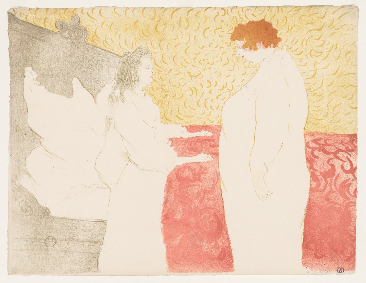 Elles: Kobieta w łóżku, 1896. autorstwa Henri de Toulouse Lautrec