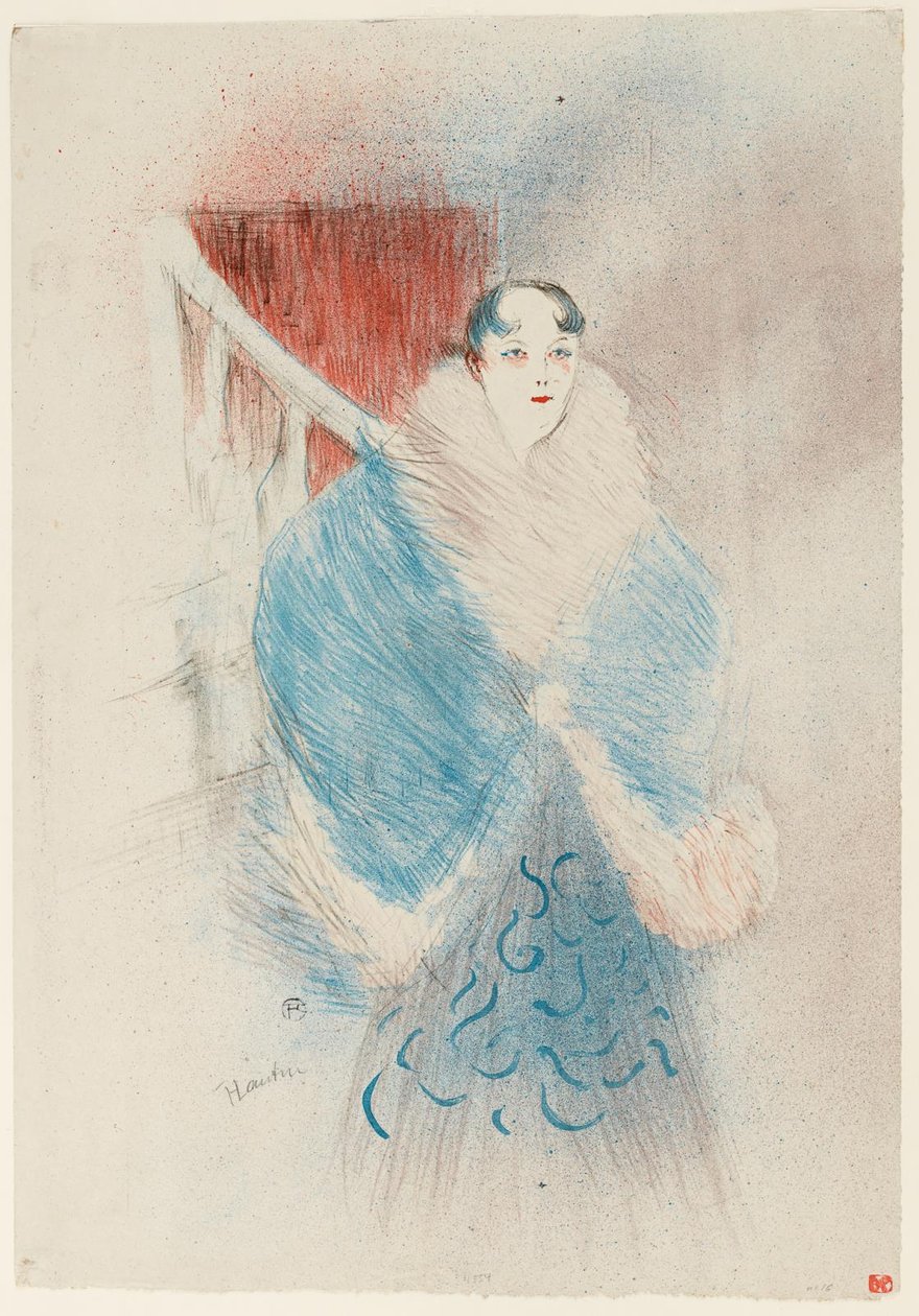Elsa, zwana wiedeńczykiem autorstwa Henri de Toulouse Lautrec