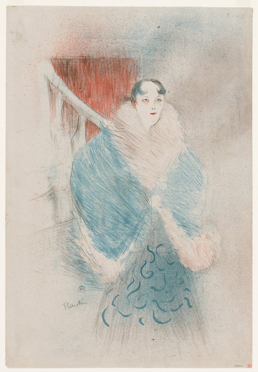 Elsa, zwana wiedeńczykiem autorstwa Henri de Toulouse Lautrec