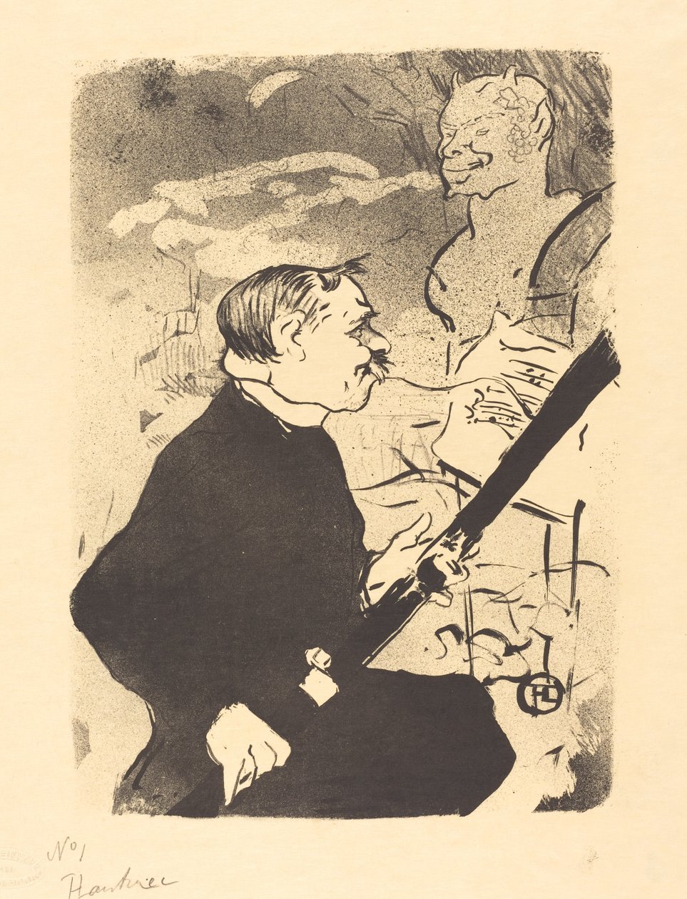Dla Ciebie (Pour toi!...) autorstwa Henri de Toulouse Lautrec