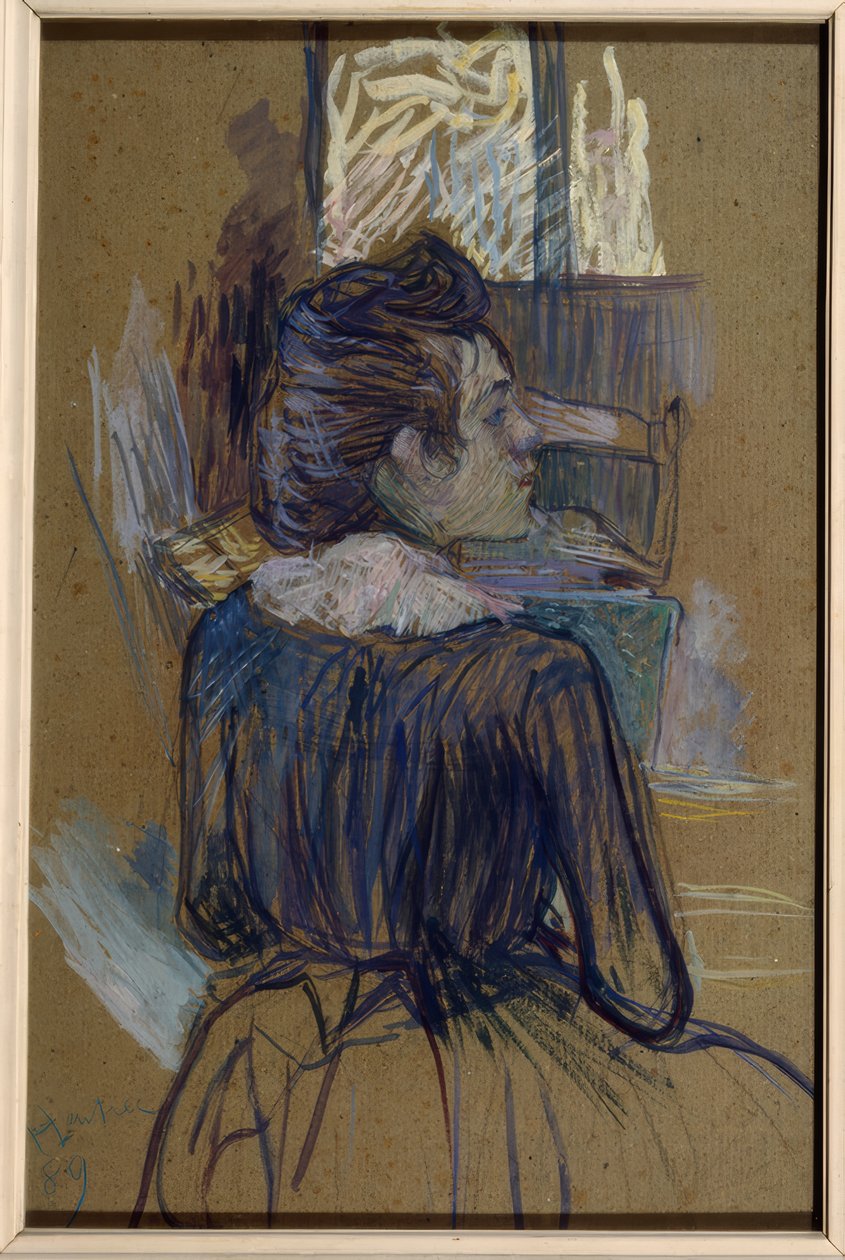 Kobieta przy oknie autorstwa Henri de Toulouse Lautrec