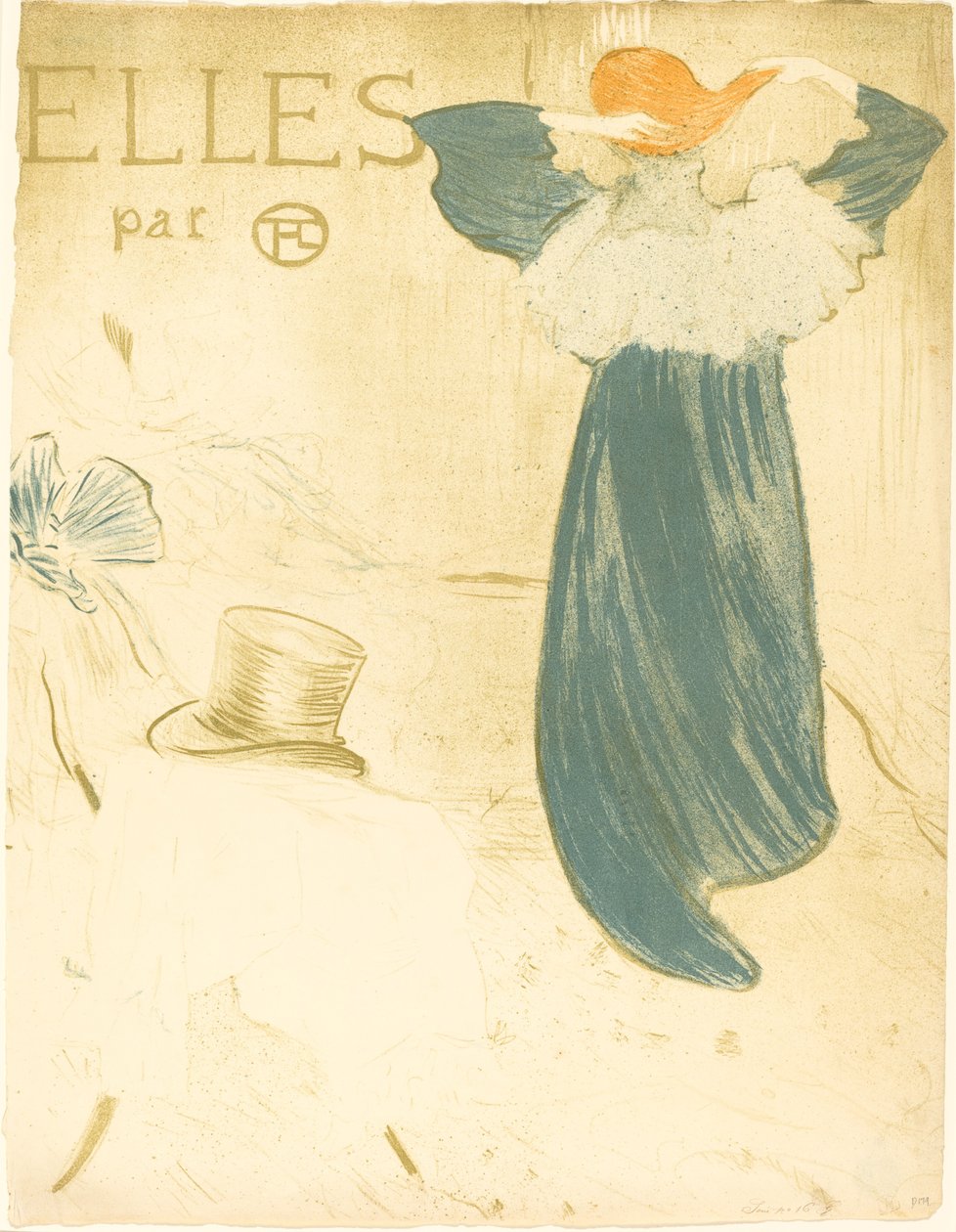 Frontyspis dla Elles, 1896. autorstwa Henri de Toulouse Lautrec