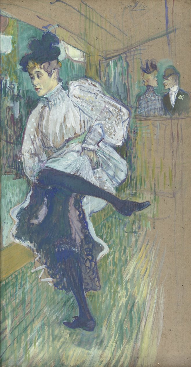Jeanne Kwiecień tańczy autorstwa Henri de Toulouse Lautrec