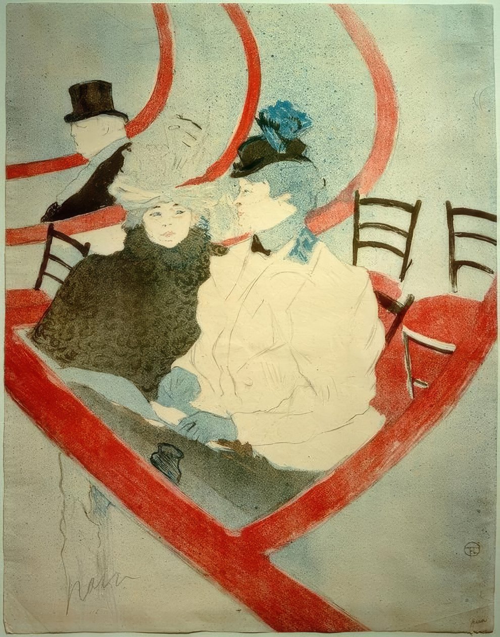 Wielka Loża autorstwa Henri de Toulouse Lautrec