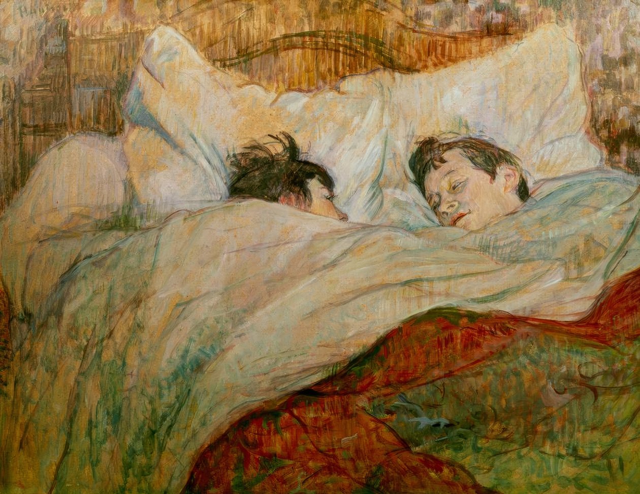 Łóżko autorstwa Henri de Toulouse Lautrec