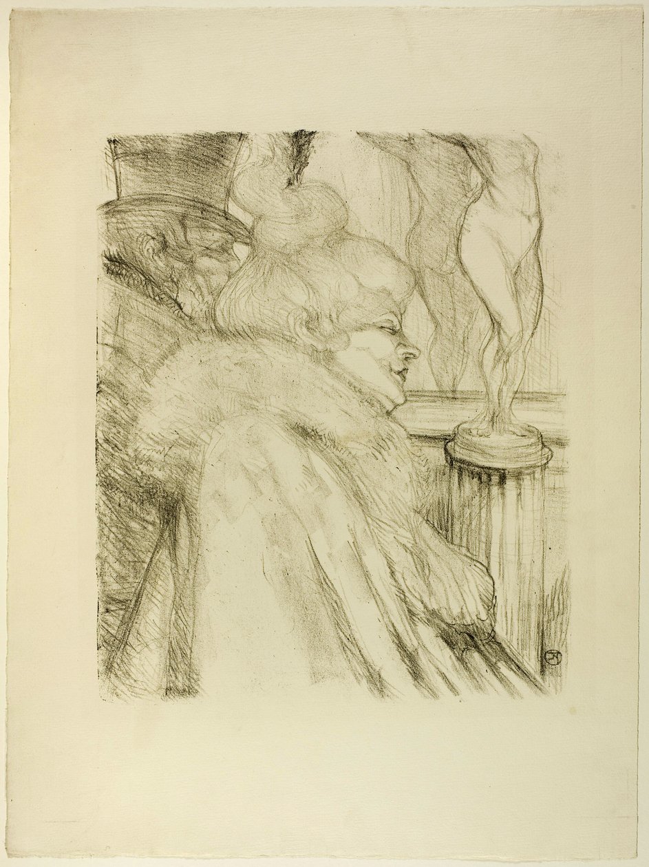 Opuszczenie teatru autorstwa Henri de Toulouse Lautrec
